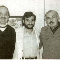 Boix con el pintor Rene Portocarrero y Luis Martinez