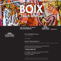 Exposition « TOUCH AND GO » Mars-Juillet  2011 au Palau de la Música de  Valencia