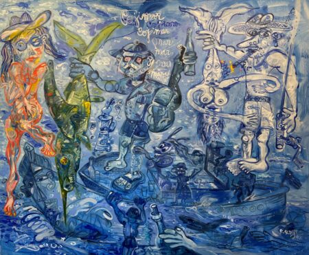 Cojimar 164x200 cm 2021 Huile sur toile