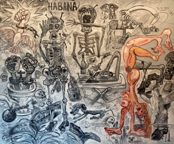 Habana 164x200 cm 2021 Huile sur toile