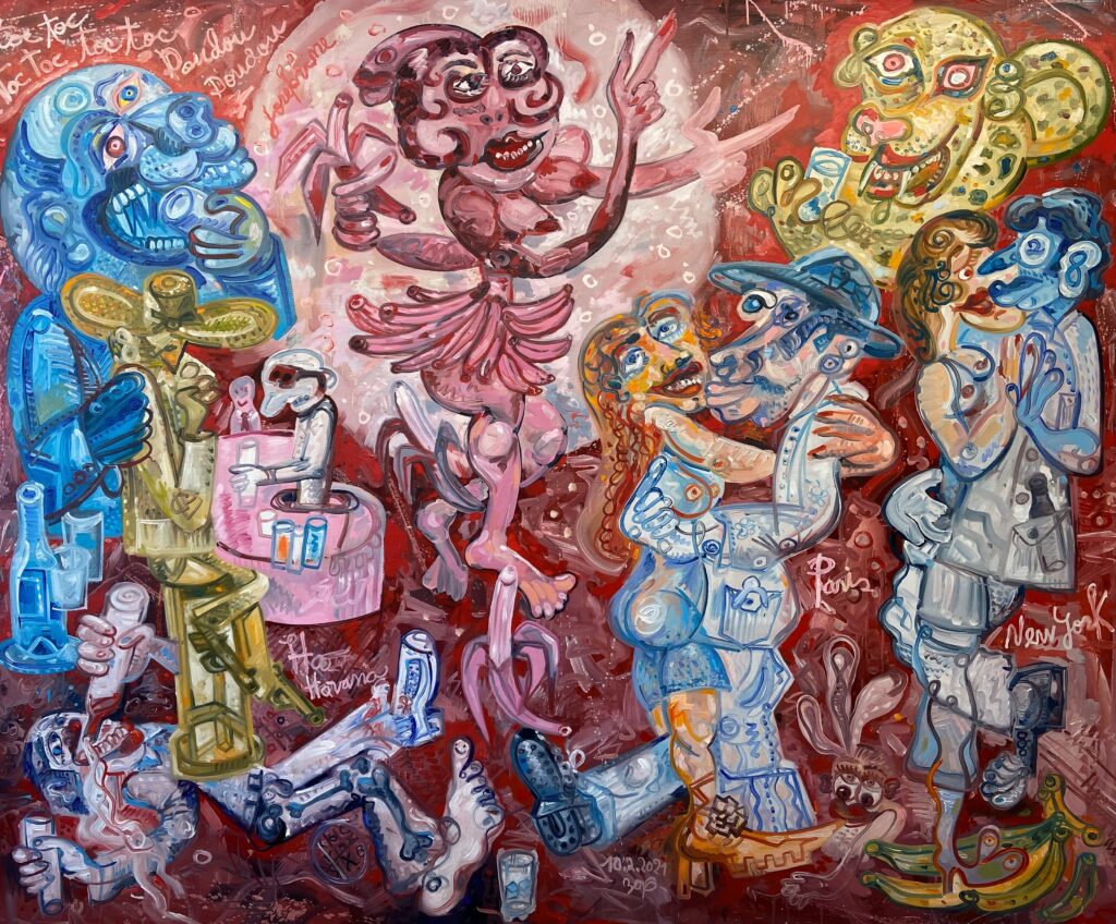 Joséphine 164x200 cm 2021 Huile sur toile