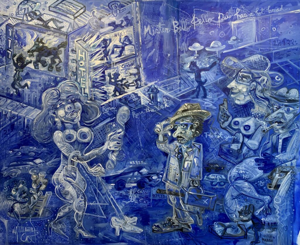 Mr Bello 164x200cm 2020 Huile sur toile