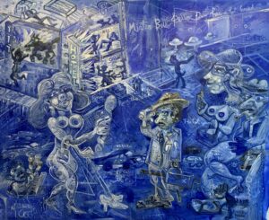 Mr Bello 164x200cm 2020 Huile sur toile