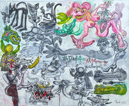 Cleopatra's cleptomania 164x200 cm 2023 Oil on canvas