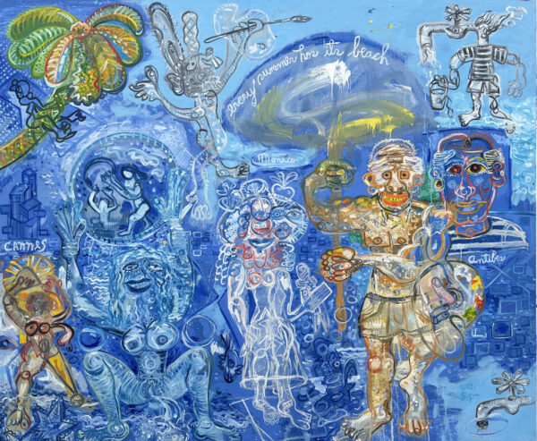 Every summer has its beach 164x200 cm 2023 Oil on canvas