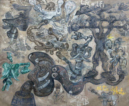 Life of Lifi164x200 cm 2024 Oil on canvas