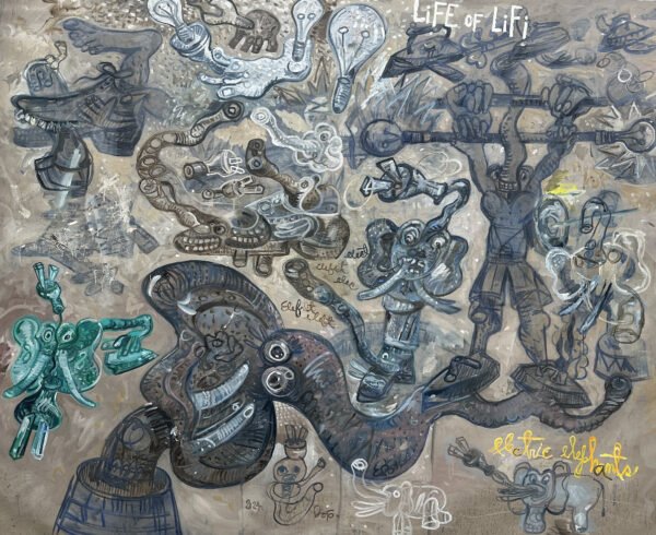 Life of Lifi164x200 cm 2024 Oil on canvas