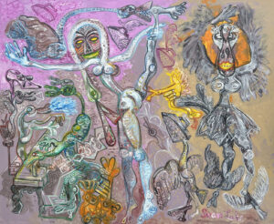 Swan Lake 164x200 cm 2023 Oil on canvas