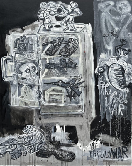 The Cold War 105x131 cm 2023 Oil on canvas
