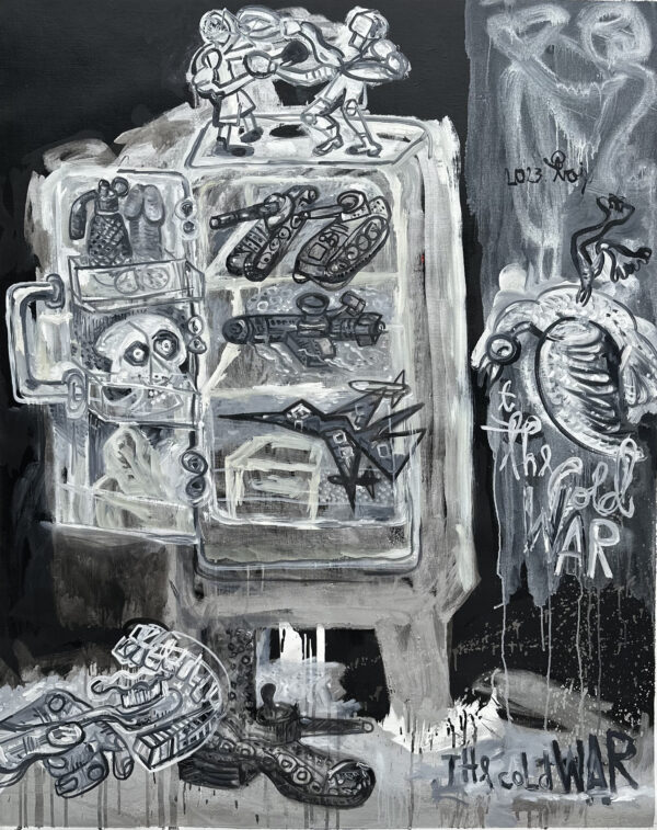 The Cold War 105x131 cm 2023 Oil on canvas