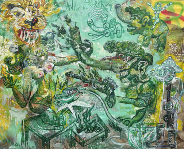 Who is the King 164x200 cm 2024 Oil on canvas